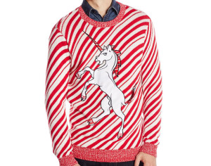 Blizzard Bay Mens Mens Ugly Christmas Sweater Unicorn Sweater